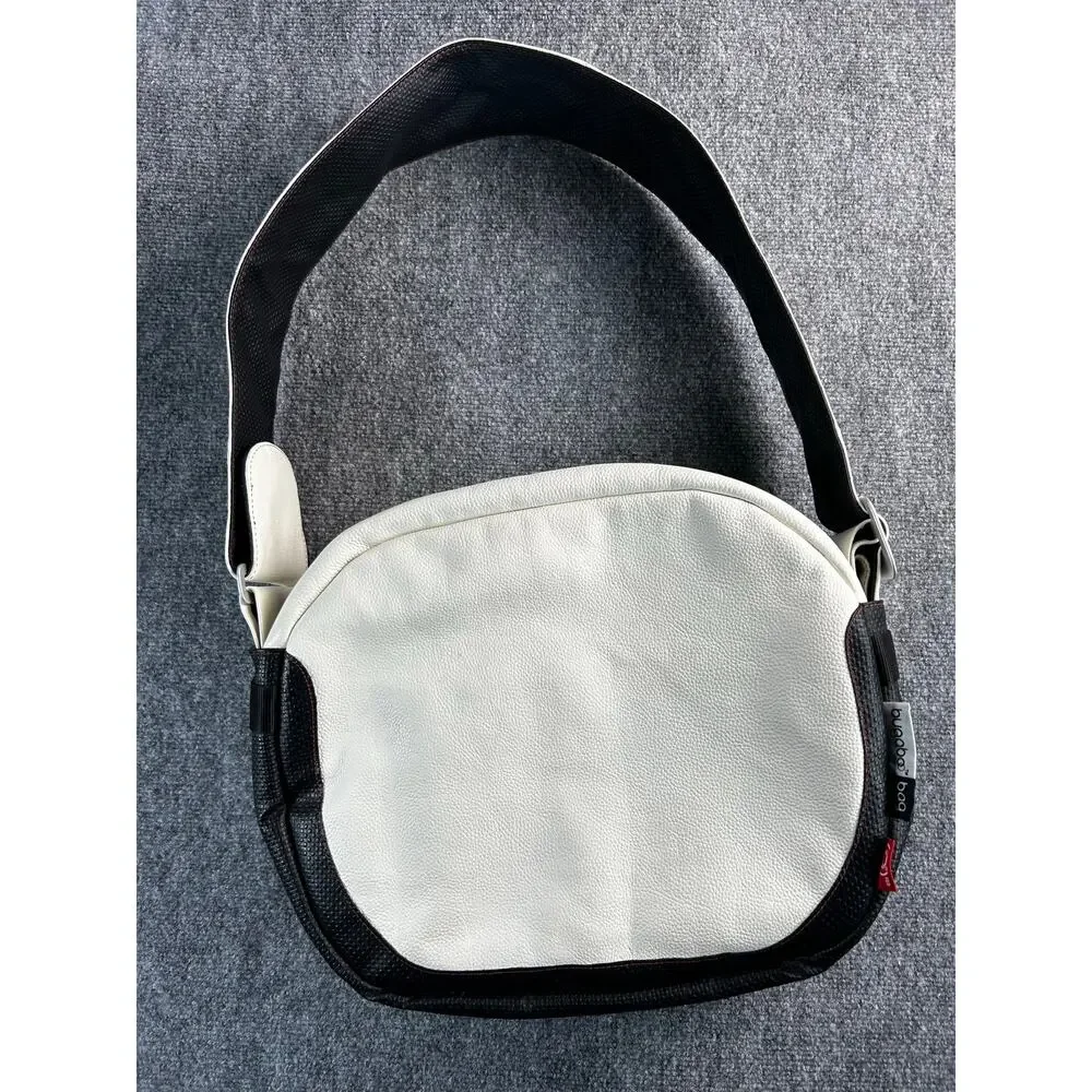 Bugaboo RED Special Edition Diaper Bag w/ 2 Insulated Pouches White Black
